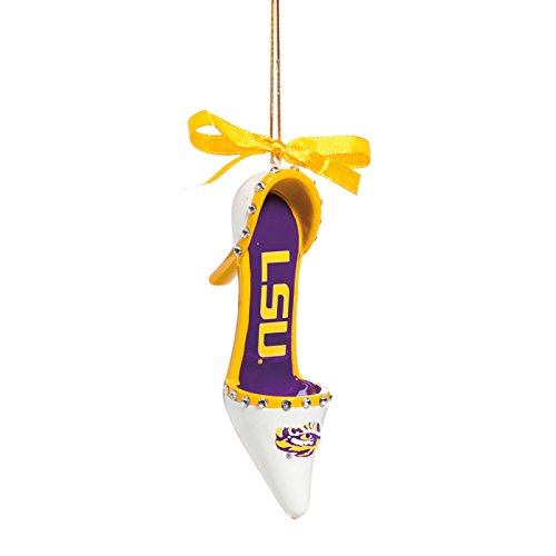 LSU Tigers Official NCAA 3 inch x 1.5 inch Team Shoe Ornament