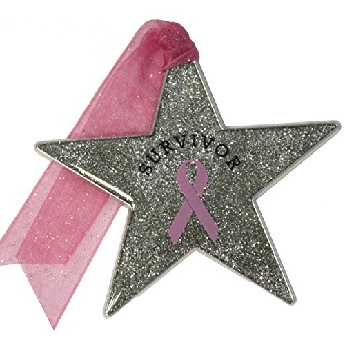 Gloria Duchin Breast Cancer Awareness “Survivor” Star Ornament