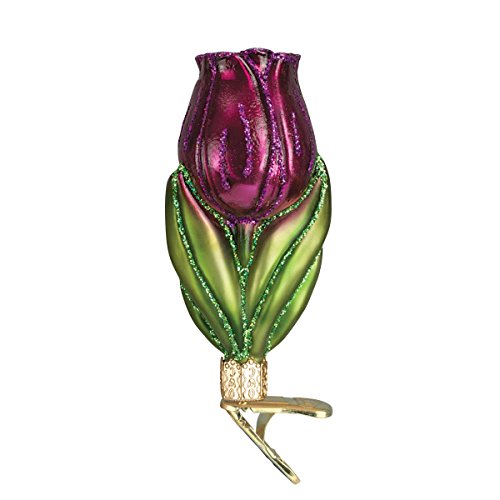 Old World Christmas Tulip Glass Blown Ornament