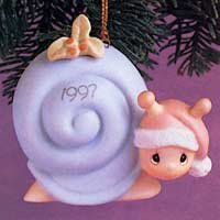Slow Down For The Holidays Dated 1997 Precious Moments Ornament #272760