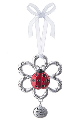 Lucky to Have You as My Teacher Ladybug Ornament – By Ganz