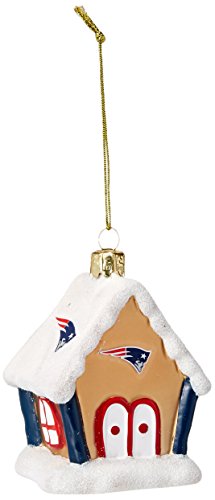 NFL New England Patriots Gingerbread House Ornament