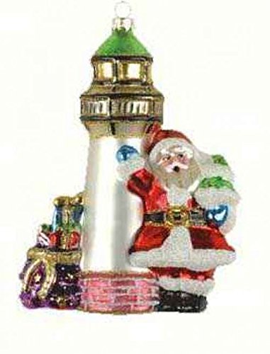 Cobane Studio LLC COBANEE355 Santa’s Lighthouse Ornament