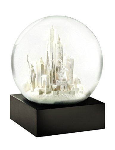 NYC White Snow Globe