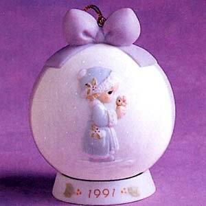 May Your Christmas Be Merry Dated 1991 3rd Issue Precious Moments Ornament #526940