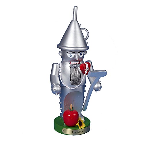 Kurt Adler Steinbach Chubby Wizard of Oz Tin Man Nutcracker, 12-Inch