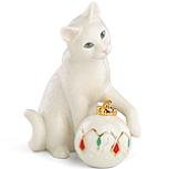 Lenox Kitty’s Holiday Ornament