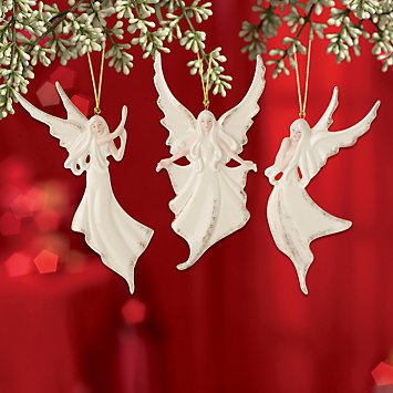 Lenox Angels Ornament Set of 3 New in Box