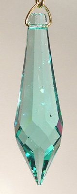 Swarovski 50mm Antique Green Crystal Spear Prism