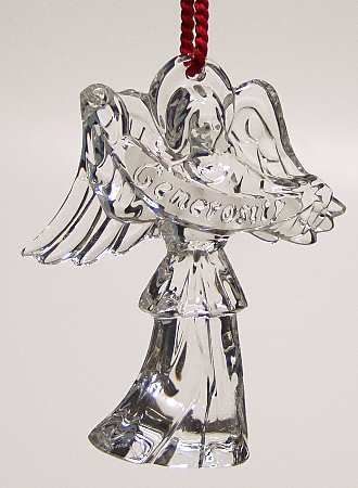Waterford Crystal Ornament the Millenium Angels Generosity 2d Edition
