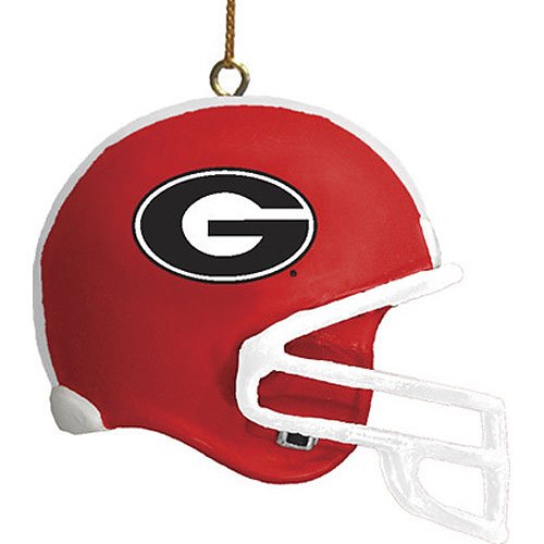 NCAA University of Georgia 3 Pack Helmet Ornament, One Size, Multicolor