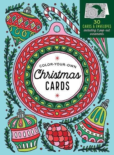 Create-Your-Own Handmade Christmas Cards: 30 Cards & Envelopes to Color, Including 5 Pop-Out Ornaments
