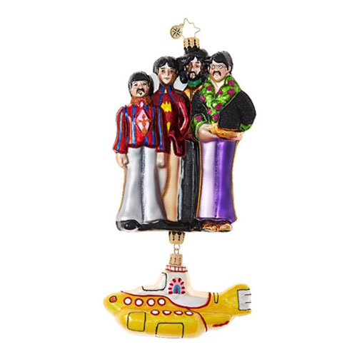 Christopher Radko Yellow Submarine The Beatles Christmas Ornament