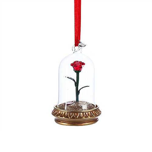 Disney Enchanted Rose Light-Up Sketchbook Ornament – Beauty and the Beast