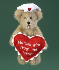 Eneco Boyds Bear Collection **5″ Nurse Bear Ornament** 4019162