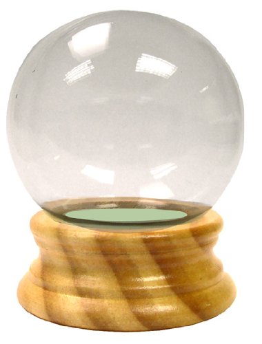Snow Globe With Maple Finish Base Is A Fun Project For Do-It-Yourselfers