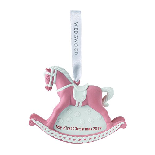 Wedgwood 2017 Baby’s 1st Rocking Horse Christmas collection, Pink