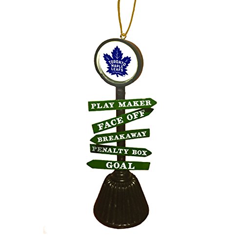 Team Sports America Toronto Maple Leafs Fan Crossing Ornament