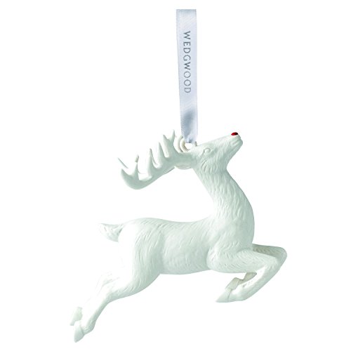 Wedgwood Figural Reindeer Christmas collection, White