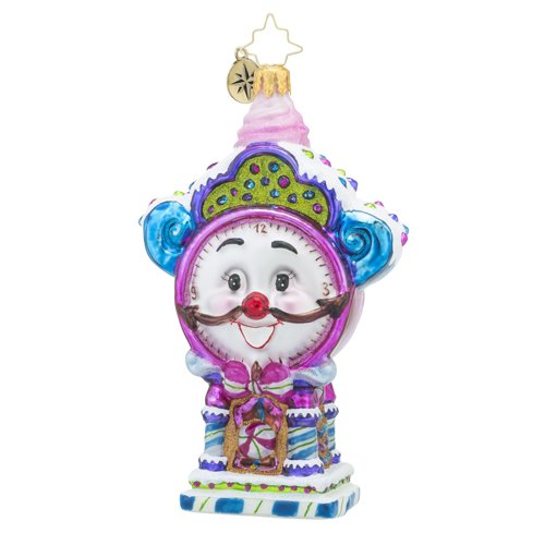 Christopher Radko Time for Sweets Candy & Sweets Clock Christmas Ornament