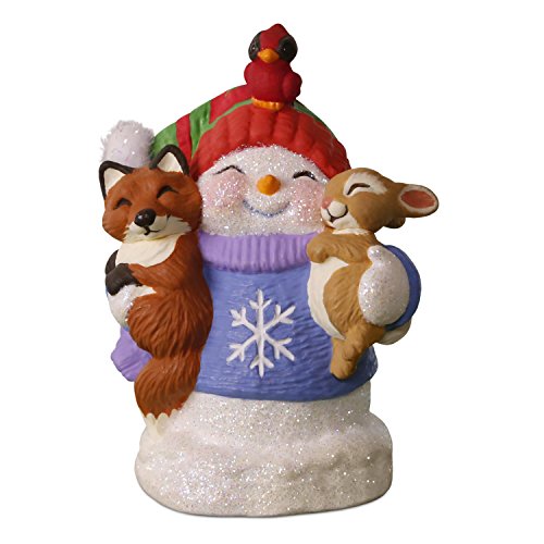 Hallmark Keepsake 2017 Snow Buddies 20th Anniversary Snowman, Fox and Squirrel Christmas Ornament