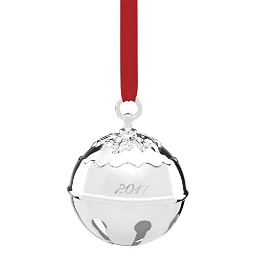 Reed & Barton Holly Bell 2017, 42nd Ed. – Silverplated Ornament