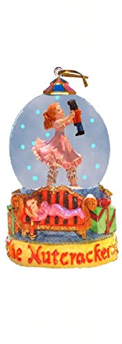 Mini Snow Globe Clara Ballerina with Nutcracker