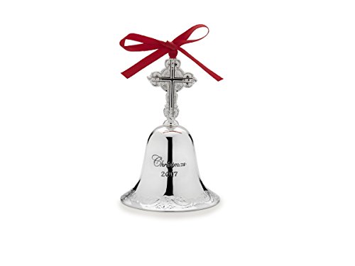 Wallace 2017 Silver Plate Grande Baroque Bell Ornament, 23rd Edition