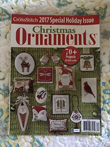 2017 Just Cross Stitch Holiday Christmas Ornaments Special Interest Publication Magazine