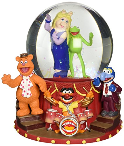 Westland Giftware Musical Resin Water Globe, Presenting The Muppets, 100mm