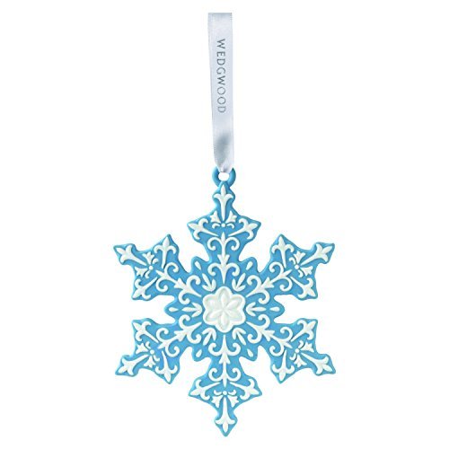 Wedgwood – Large Snowflake – Tree Decoration – Ornament Blue – 2016 Christmas Collection by Wedgwood