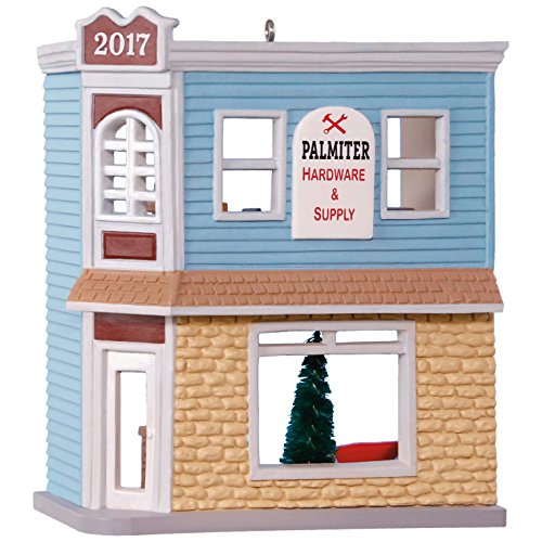 Hallmark Keepsake 2017 Nostalgic Houses and Shops Palmiter Hardware & Supply Dated Christmas Ornament
