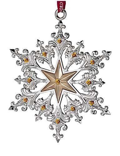 Waterford Silver 2014 Annual Snowflake Ornament by Waterford