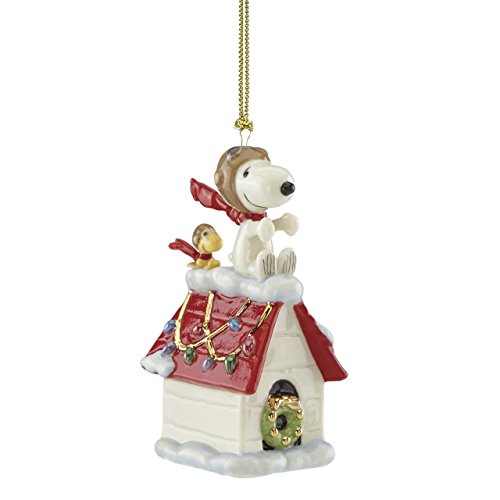 Lenox China Ornaments Snoopy The Flying Ace