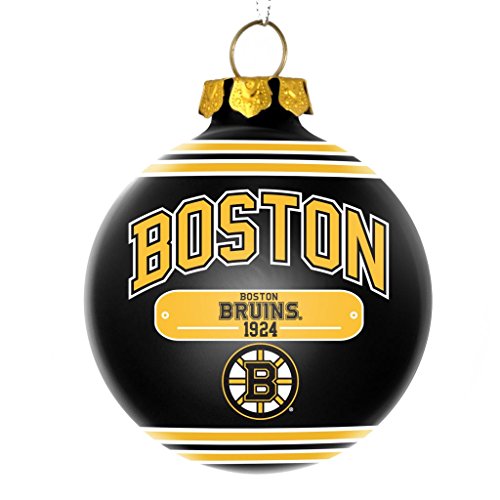 Boston Bruins Official NHL 2014 Christmas Glass Ball Ornament by Forever Collectibles 685977