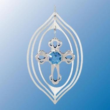 Silver Cross Suncatcher