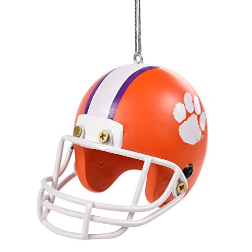 Clemson Tigers Official NCAA Holiday Christmas Ornament Resin Helmet by Forever Collectibles 497486