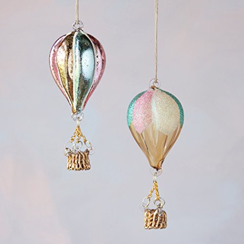 Small Glass Balloon Ornament (Glitter)