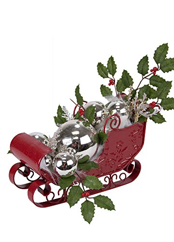 Byers’ Choice Sleigh with Silver Balls #ZMS280S LIMITED EDITION