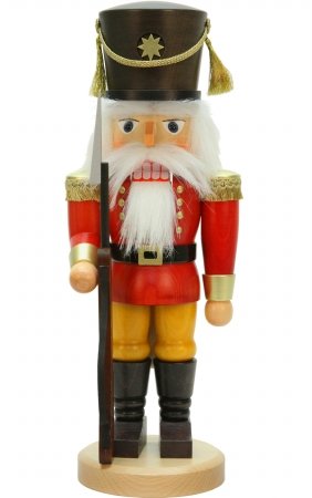 Christian Ulbricht Red Soldier with Rifle Nutcracker