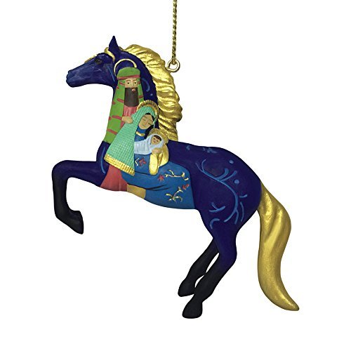 Enesco Trail of Painted Ponies O Holy Night Ornament, 3.2 by Enesco