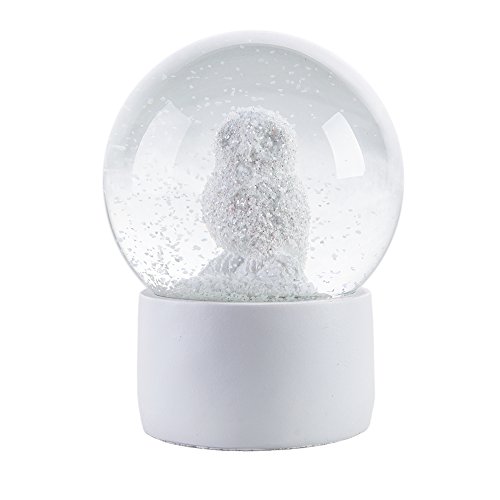 WOBAOS Snow Globes Valentine’s day birthday holiday gift Lighting crafts – snowglobes crystal ball new year’s gif (Diameter 80mm-100mm) (Diameter 100mm, Owl)