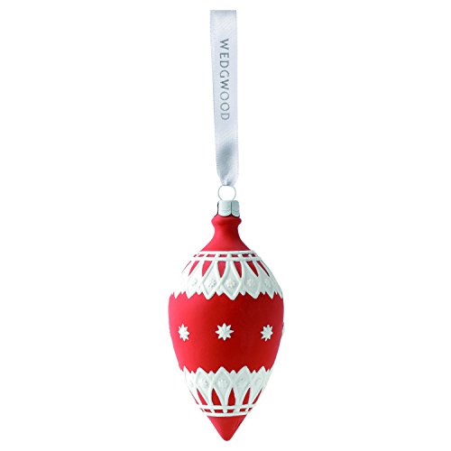 Wedgwood Neoclassical Teardrop Christmas collection, Red