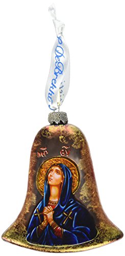 G. Debrekht Mary Magdalena Bell Glass Ornament