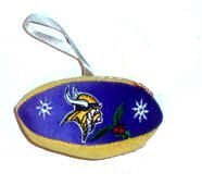 Minnesota Vikings Emroidered Plush Football Ornament