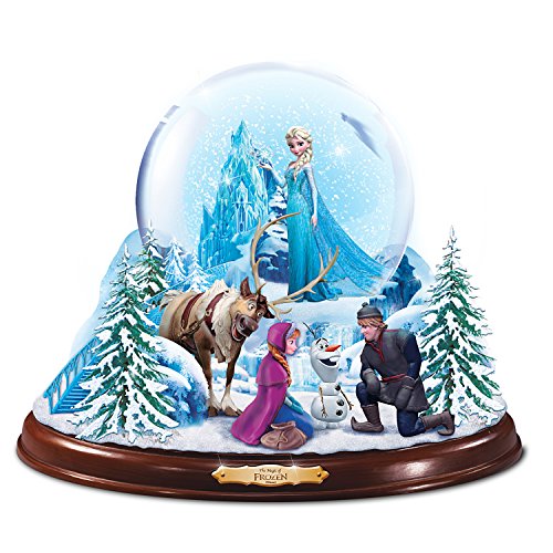 Disney FROZEN Musical Snowglobe with Lights And Swirling Snow by The Bradford Exchange