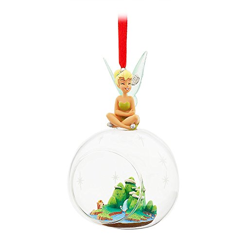 Disney Tinker Bell Glass Globe Sketchbook Ornament