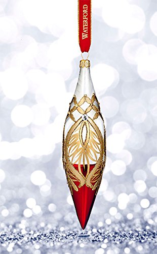Waterford Nostalgic Peacock Grande Iced Spire Ornament
