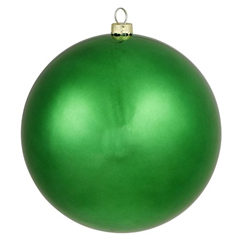 Vickerman Matte Xmas Green Commercial Shatterproof Christmas Ball Ornament 6″ (150mm)