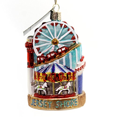 Old World Christmas Jersey Shore Handcrafted Hanging Tree Ornament